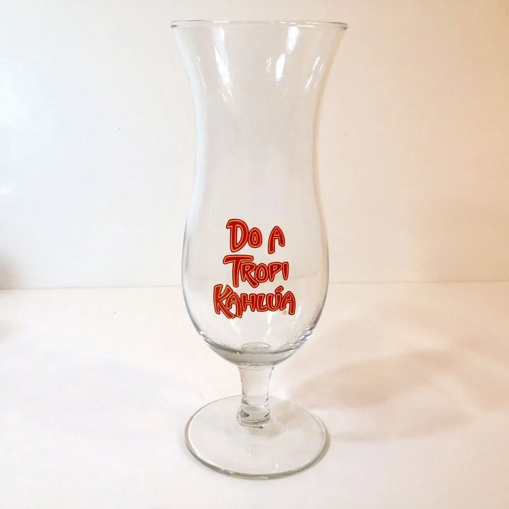 Vintage Kahlua Do A Tropi Kahlua Hurricane Glasses